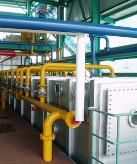 Edible oil solvent extraction line